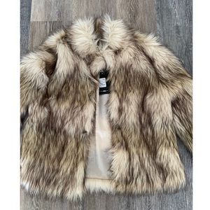 NWT Fur Coat FashionNova Fernanda